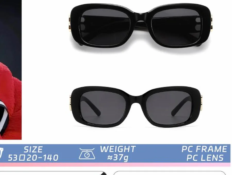 Representative eyewear frame sample; material assignment pending confirmation