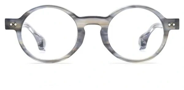 Acetate Round Eyeglass Frames Wholesale, front view, 46-23-154 mm