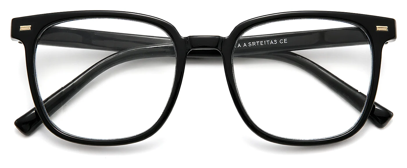 Square Keyhole Reading Glasses Wholesale, front view, 51-20-142 mm