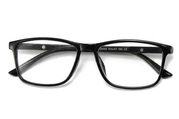 Square Reading Glasses with Accent Temple Wholesale, front view, 53-17-138 mm