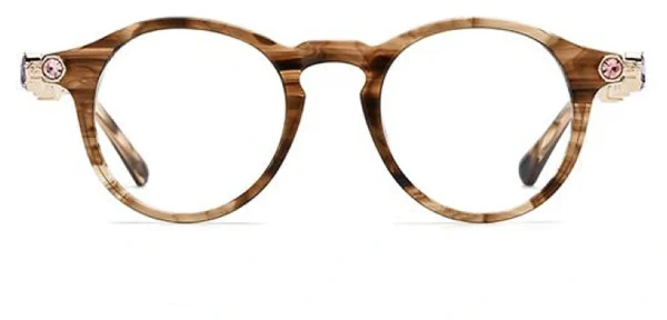 Tortoiseshell Acetate Eyeglass Frames Wholesale, front view, 48-22-145 mm